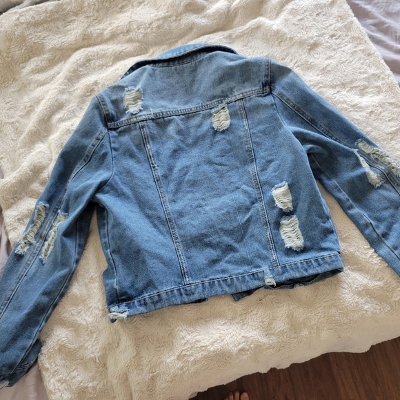 Ripped Jean Jacket - Picture 2 of 3